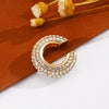 Wholesale Earrings Copper Geometric Cshaped Set With Diamonds Unisex