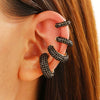 Wholesale Earrings Copper Geometric Cshaped Set With Diamonds Unisex