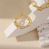 Wholesale Earrings Copper Geometric Cshaped Simple Style Electroplating Design For Women