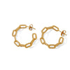 Wholesale Earrings Copper Geometric Cshaped Simple Style Electroplating Design For Women