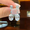 Wholesale Earrings Copper Geometric Dropshaped Light Luxury Style For Women
