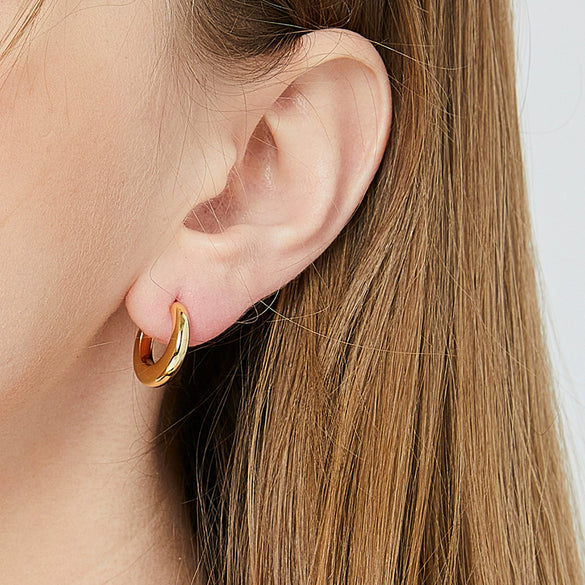 Wholesale Earrings Copper Geometric Electroplated Style For Women