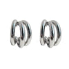 Wholesale Earrings Copper Geometric Electroplating Cshaped