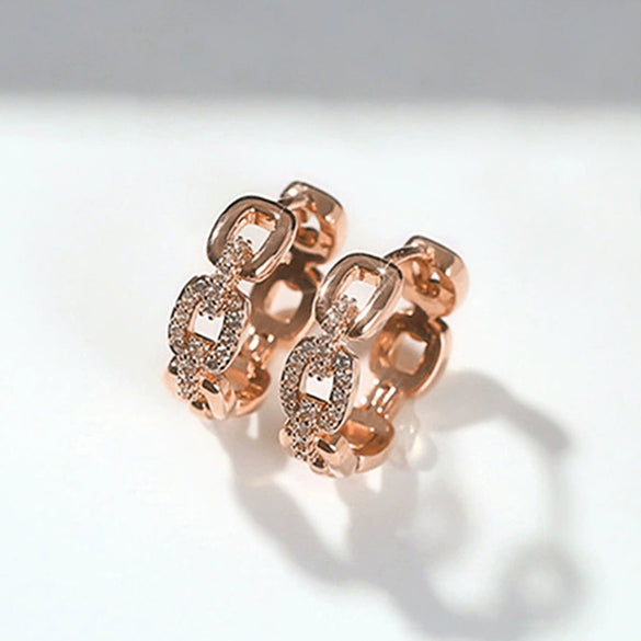 Wholesale Earrings Copper Geometric Electroplating For Women