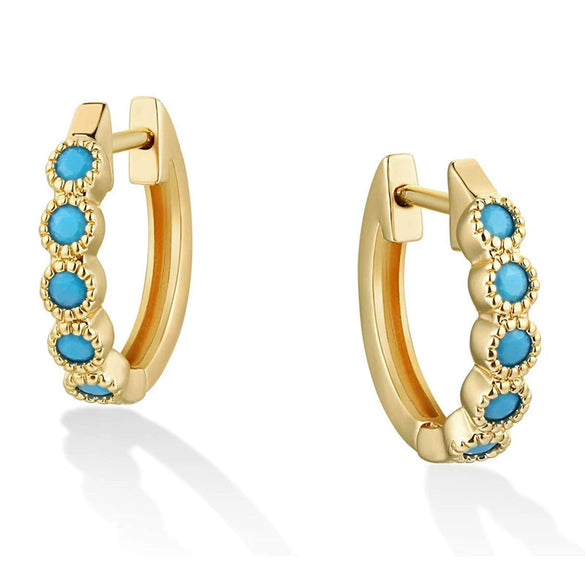 Wholesale Earrings Copper Geometric Electroplating For Women