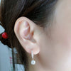 Wholesale Earrings Copper Geometric Four Claw Shining Eight Heart Eight Arrows Zircon Hook For Women