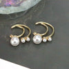 Wholesale Earrings Copper Geometric Heart Shape Electroplating For Women