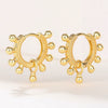 Wholesale Earrings Copper Geometric Highend Sense Electroplating Unisex