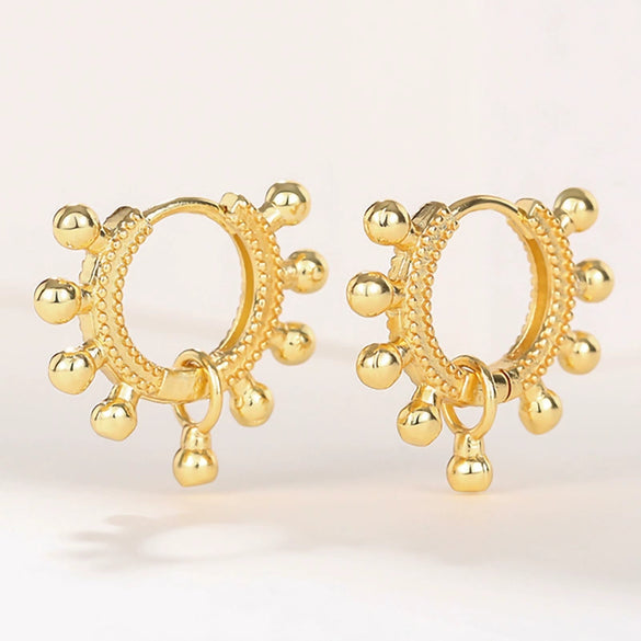 Wholesale Earrings Copper Geometric Highend Sense Electroplating Unisex
