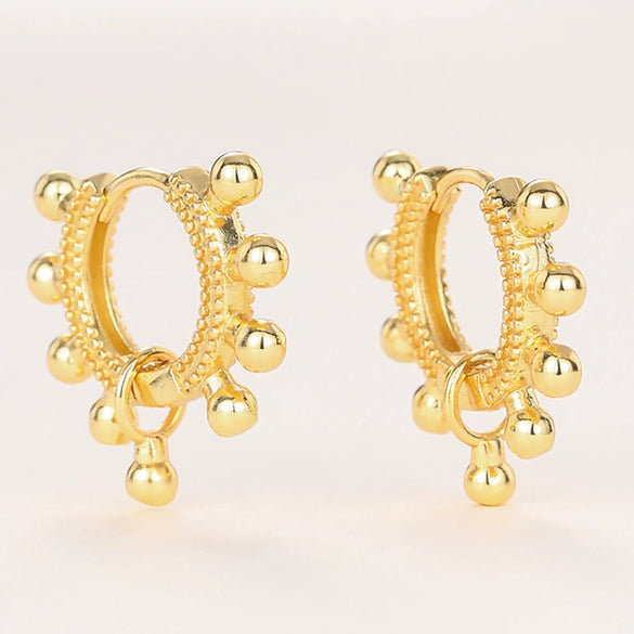 Wholesale Earrings Copper Geometric Highend Sense Electroplating Unisex