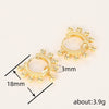Wholesale Earrings Copper Geometric Highend Sense Electroplating Unisex