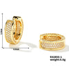 Wholesale Earrings Copper Geometric Microinlaid Zircon Elegant Simple Niche Design Women's