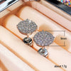 Wholesale Earrings Copper Geometric Micropaved Zircon Inlaid For Women