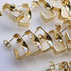 Wholesale Earrings Copper Geometric Oil Dripping Electroplated Jewelry For Women