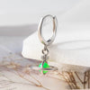 Wholesale Earrings Copper Geometric Pattern Inlaid Zircon Sweet Style