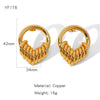 Wholesale Earrings Copper Geometric Style Electroplated For Women