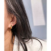 Wholesale Earrings Copper Geometric Twisted Retro Matte Gold