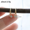 Wholesale Earrings Copper Geometric Zircon Flowers
