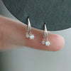 Wholesale Earrings Copper Geometric Zircon Flowers