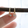 Wholesale Earrings Copper Geometric Zircon Flowers