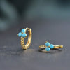 Wholesale Earrings Copper Geometric Zirconia Inlay Women's Light Luxury Business Style