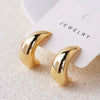 Wholesale Earrings Copper Gold Plated Geometric Irregular Love Style