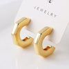 Wholesale Earrings Copper Gold Plated Geometric Irregular Love Style
