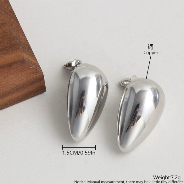Wholesale Earrings Copper Gold Plated Geometric Style