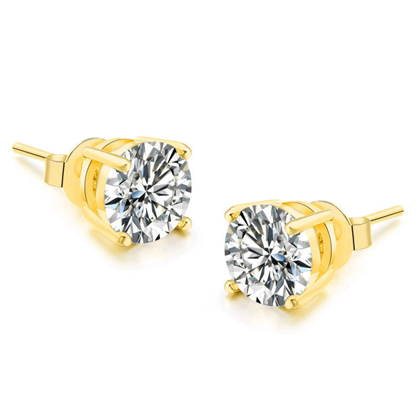 Wholesale Earrings Copper Goldplated Geometric Style Women's