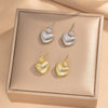 Wholesale Earrings Copper Heart Shape Electroplating Minimalist Style For Women