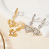 Wholesale Earrings Copper Heart Wings Shape