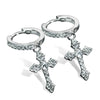 Wholesale Earrings Copper Inlaid With Zircon Geometric Styling For Women