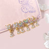 Wholesale Earrings Copper Inlaid Zircon Butterfly Tassel Light Luxury Sweet Design