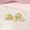 Wholesale Earrings Copper Inlaid Zircon Butterfly Tassel Light Luxury Sweet Design