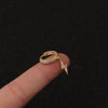 Wholesale Earrings Copper Inlaid Zircon Flowers Fashion