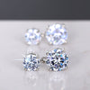 Wholesale Earrings Copper Light Luxury Geometric Round Fourclaw Style For Women
