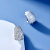 Wholesale Earrings Copper Light Luxury Geometric U Shaped Zircon Style