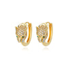 Wholesale Earrings Copper Light Luxury Style With Diamond Setting Geometric Butterfly Star Heart Shape Bow Design