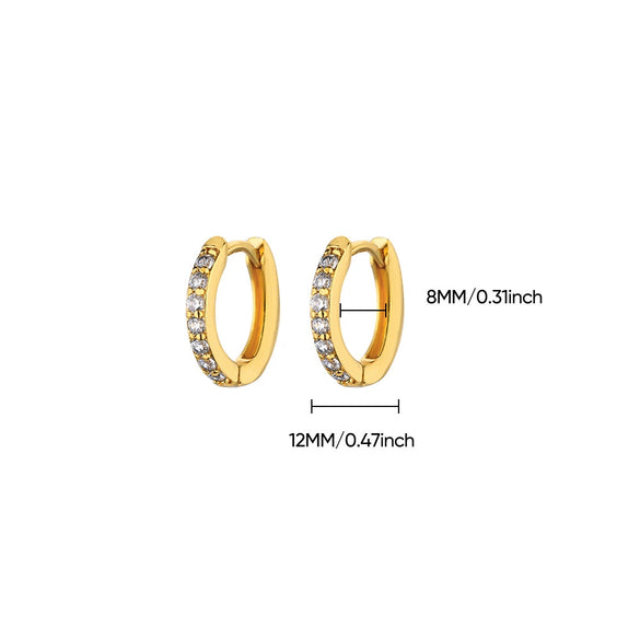 Wholesale Earrings Copper Light Luxury Style With Diamond Setting Geometric Butterfly Star Heart Shape Bow Design