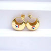 Wholesale Earrings Copper Metallic Geometric Oil Drop Cartoon Characters Electroplating For Women