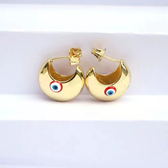 Wholesale Earrings Copper Metallic Geometric Oil Drop Cartoon Characters Electroplating For Women