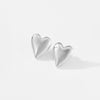 Wholesale Earrings Copper Micropaved Platinum 18K Gold Plated Geometric Love Heart Design For Women