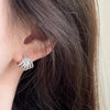 Wholesale Earrings Copper Multi Layer Line Design Geometric Style Inlaid Zirconia