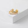 Wholesale Earrings Copper Pearl Geometric Sweet Nonpierced Ear Bone Clip For Women