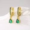 Wholesale Earrings Copper Plated 18K Gold Geometric Style