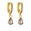 Wholesale Earrings Copper Plated 18K Gold Geometric Style