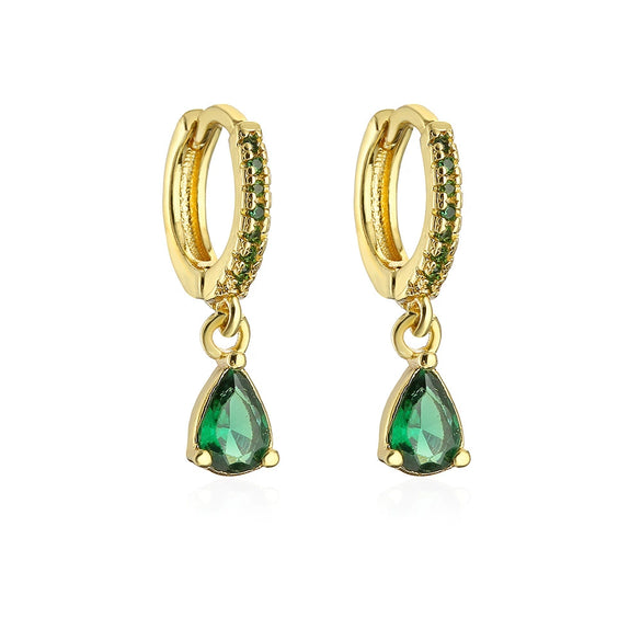 Wholesale Earrings Copper Plated 18K Gold Geometric Style
