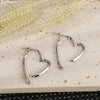 Wholesale Earrings Copper Plated 14K Gold Heart Shape Cross Style For Women