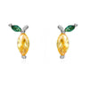 Wholesale Earrings Copper Plated Real Gold Zirconia Animal Zodiac Style