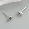 Wholesale Earrings Copper S925 Silver Geometric Devil's Eye Design